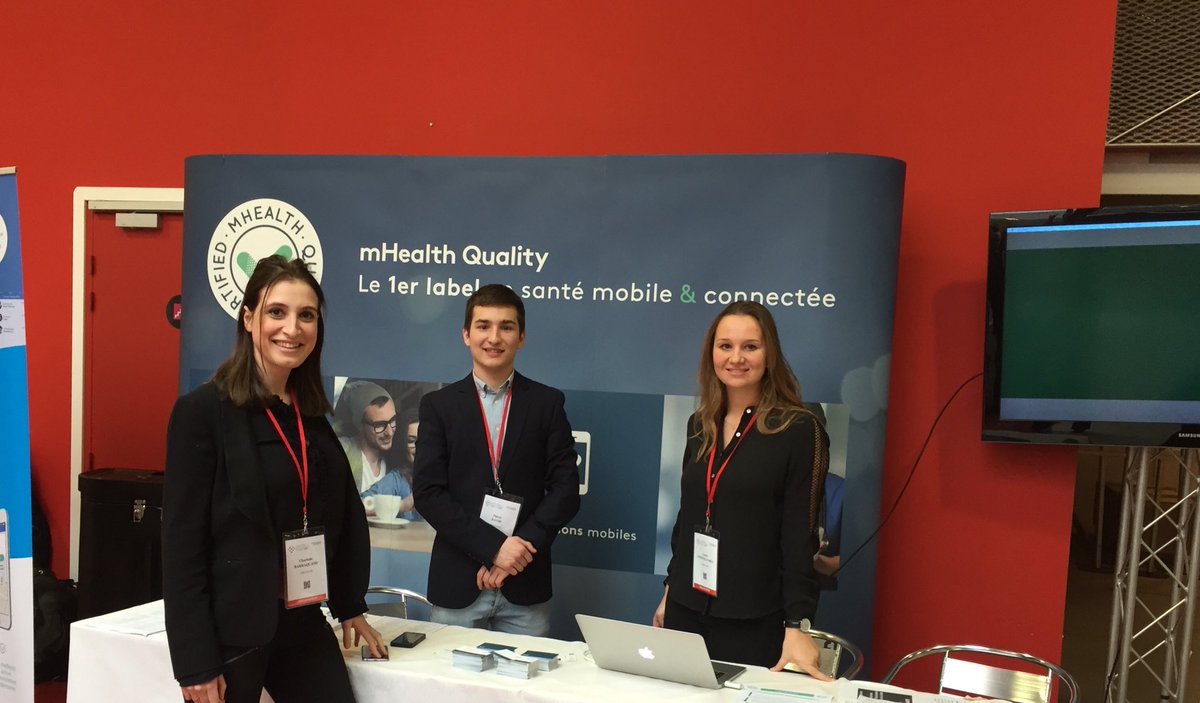 mHealthQuality's tweet photo. #TSM2018 🏆 Venez nous rencontrer et discuter de vos futurs projets ! #esante #dmdsante #mHealthQuality @ChBarraquand, Laura Nonotte https://t.co/8RhNm65knO