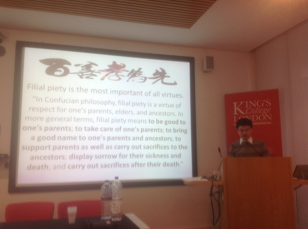 DanMundayNG's tweet photo. #poscsi Dr Jason Lee discusses cultural issues for POS. Concept of filial piety fundamental in Taiwanese culture. https://t.co/8P5mkfGWVn
