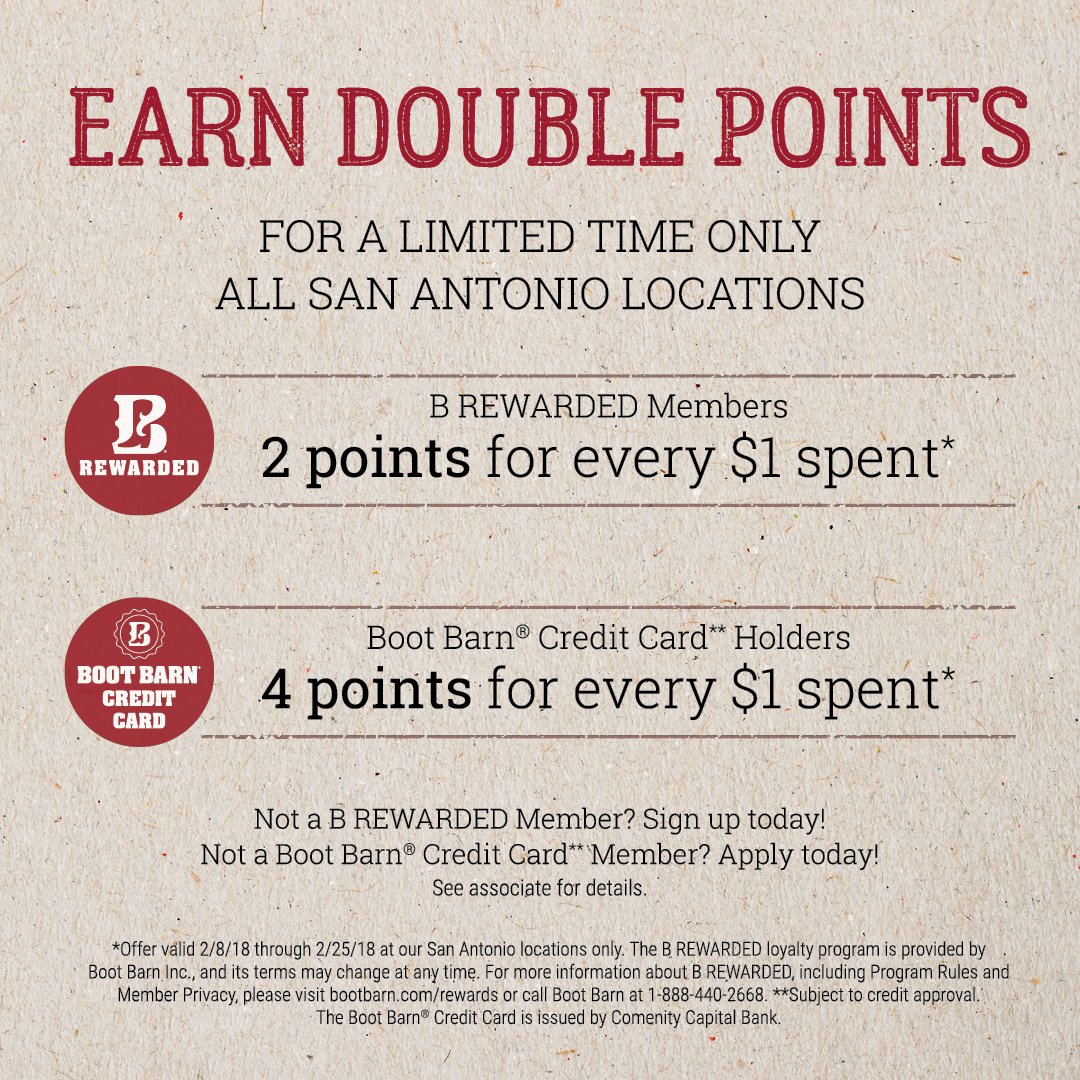 Boot Barn On Twitter Hey San Antonio It S Time To Get Rodeo Ready For A Limited Time Only B Rewarded Members And Boot Barn Credit Card Holders In The San Antonio Area