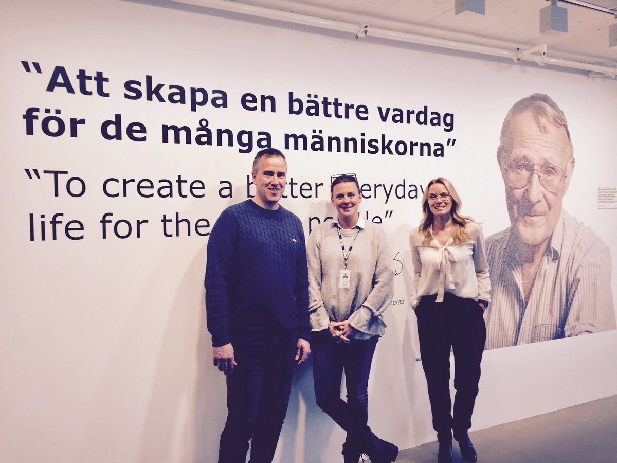 from_nina's tweet photo. Det nationella samarbetet mellan IKEA och Arbetsförmedlingen är igång och årets första avstämningsmöte hålls självklart i Älmhult 💙💛 
2018 kommer att bli ett spännande år! 
"Det mesta är ännu ogjort, underbara framtid" - Ingvar Kamprad 
#arbetsförmedlingen #ikea https://t.co/PC01CmMjs2