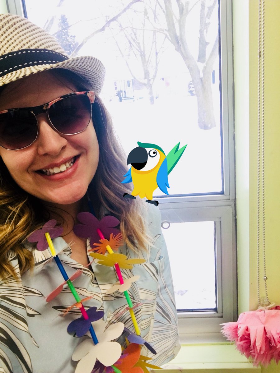 Oh, the weather outside is frightful, but Hawaiian Shirt Day is so delightful! <a href="/GELAgranderie/">GELA Grand Erie</a>