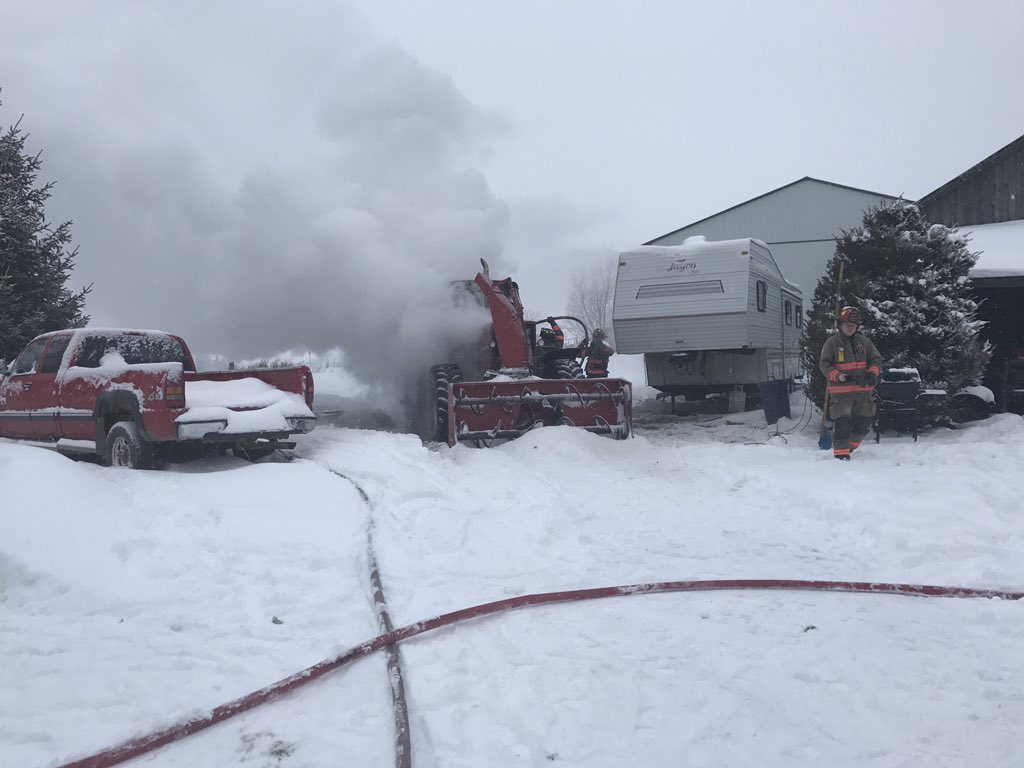 FormerFireChief's tweet photo. Great work by #CWFD firefighters to contain and extinguish the fire quickly, saving the blower and other exposures https://t.co/zpAsi5BK0C