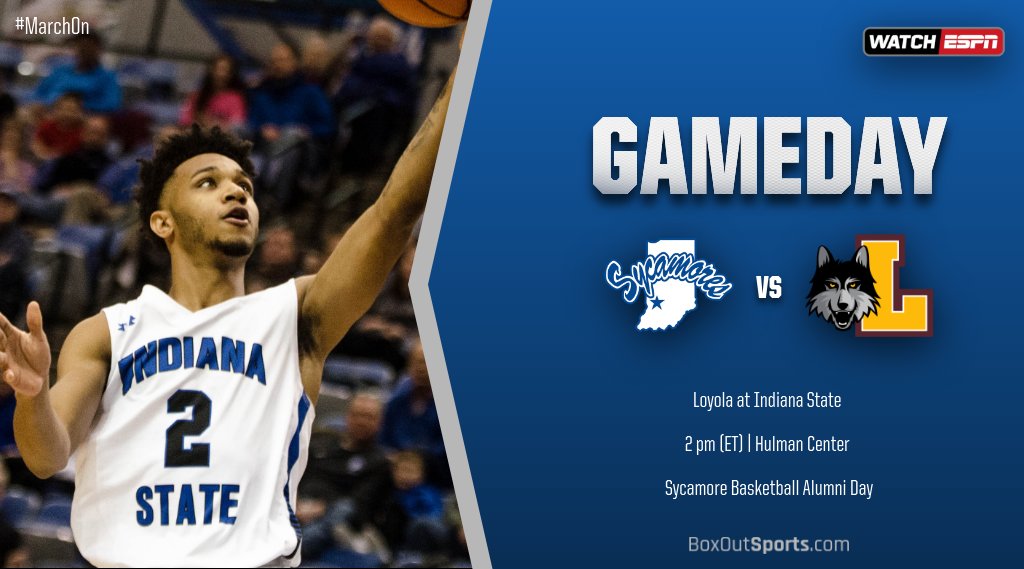 ISUHoopsArchive's tweet photo. GAMEDAY!

Sycamores host @RamblersMBB on Alumni Day!

📍Hulman Center
🕑2 pm (ET)
📺The Valley On ESPN3
🔗https://t.co/S2hkLyleZ3
📻@WIBQ 97.9 FM
🔗https://t.co/2fNz37LOqF
📊https://t.co/JWmernYiU1
📰https://t.co/npALBg2sOA
🌳#MarchOn https://t.co/54LWc4fBbZ