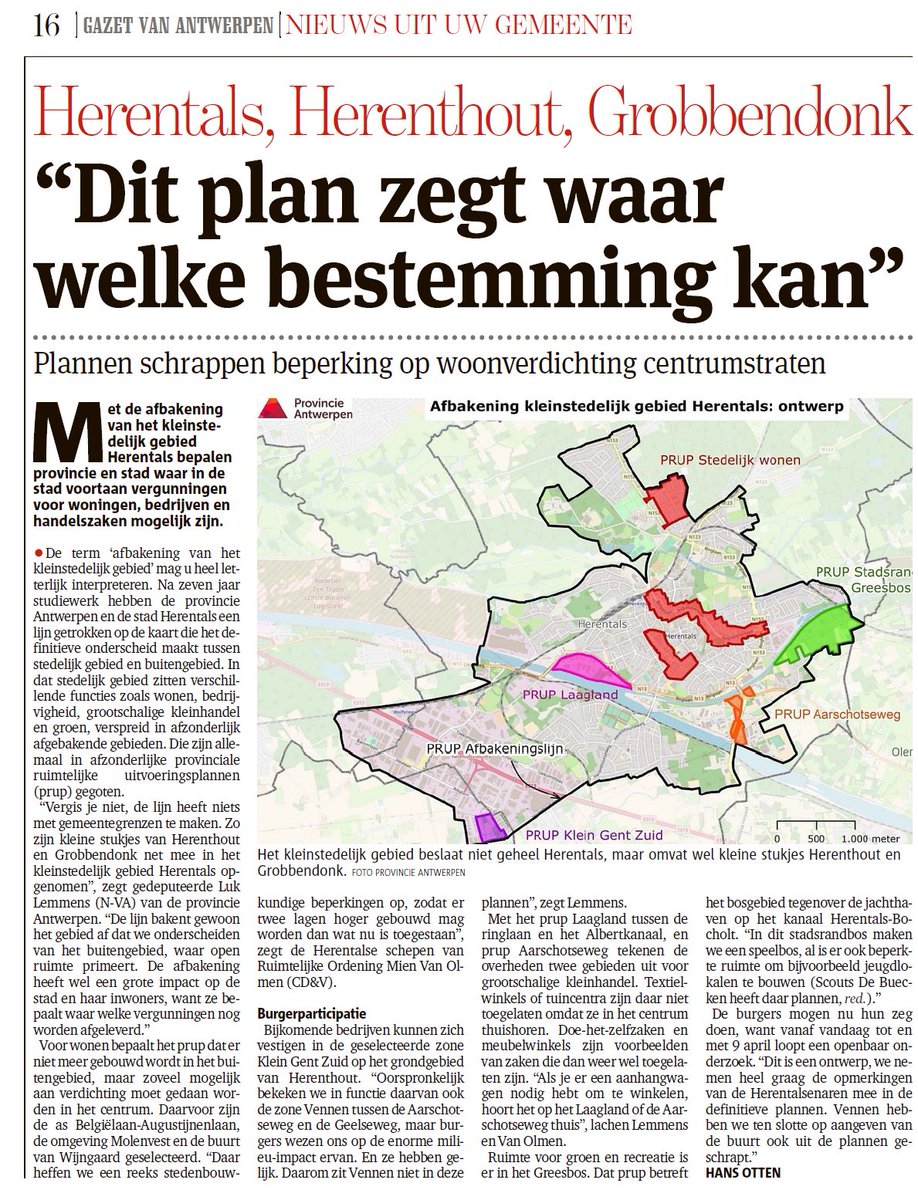 Weer een belangrijke stap gezet richting ruimtelijke kwaliteit in Vlaanderen. Weg met de verrommeling. 
 #Herentals  #Grobbendonk #Herenthout