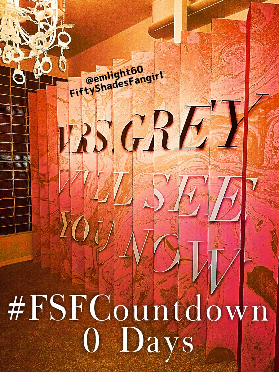 ‼️Official release day!‼️#MrsGreyWillSeeYouNow‼️💋0 Days‼️#FREED COUNTDOWN GIVEAWAY‼️Pic is from the beautiful Pop Up in LA. Notice the handcuff chandelier. Use #FSFCountdown &amp; join the discussion thread on my FB page 🎶#FreedSoundtrack🎶💋 <a href="/NikkiG26/">💍FiftyShadesOR💍</a> <a href="/marames87/">Ayşenur 💫</a> #ELJames
