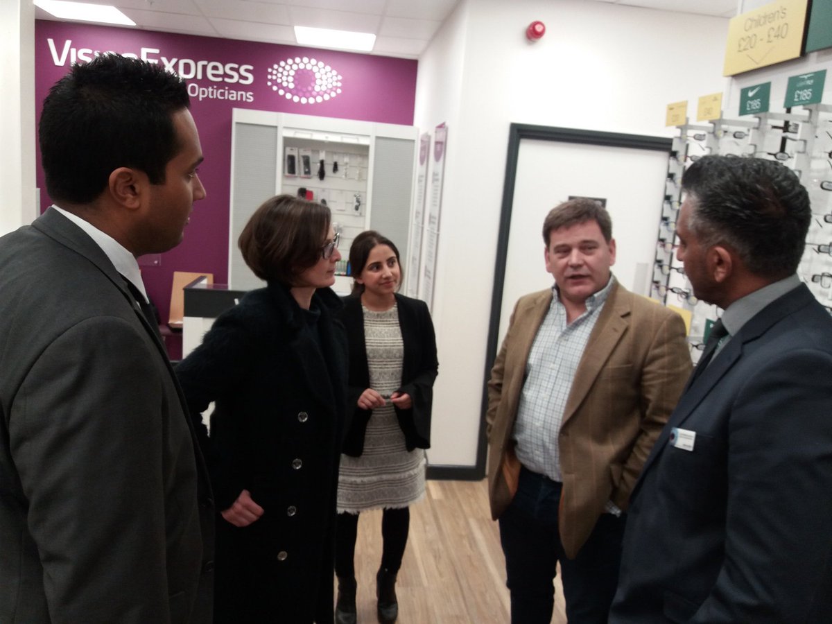 Great to catch up <a href="/ABridgen/">Andrew Bridgen</a> &amp; <a href="/jay_ghadiali/">Jay Ghadiali</a>  about the importance of eye health today in our new <a href="/VisionExpress/">Vision Express</a> <a href="/Tesco/">Tesco</a> store in <a href="/AshbyDeLaZouch/">Ashby de la Zouch</a>