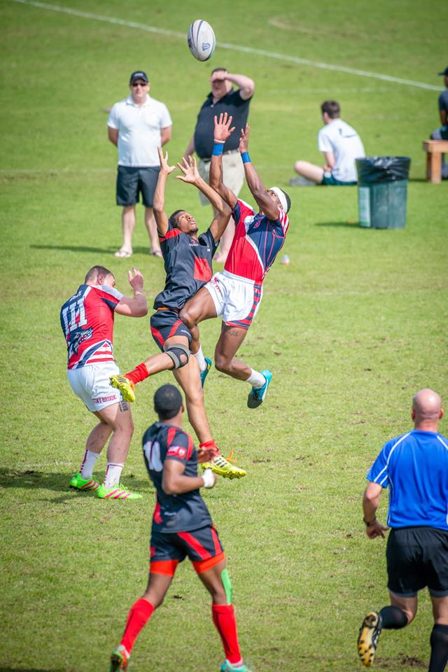 bermudaintl7s's tweet photo. Some of our favorite images of Stony Brook v. Bermuda All-Stars match at the 2016 inaugural Bermuda 7s tournament. Stony Brook won 12 - 5 in the Men's College Cup Semis to move into the finals against Dartmouth. #bermudaintl7s https://t.co/ytolk6CWW1