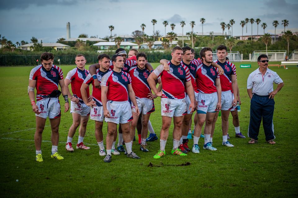 bermudaintl7s's tweet photo. Some of our favorite images of Stony Brook v. Bermuda All-Stars match at the 2016 inaugural Bermuda 7s tournament. Stony Brook won 12 - 5 in the Men's College Cup Semis to move into the finals against Dartmouth. #bermudaintl7s https://t.co/ytolk6CWW1