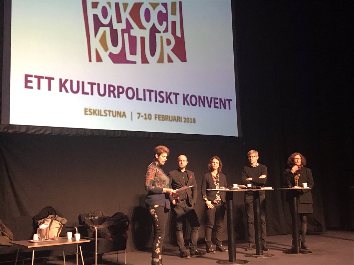 BILDNING med @persvendn @Budoarstamning @mariagraner @sofianyblom och Ebba Witt-Brattström @FolkochKultur #folkochkultur