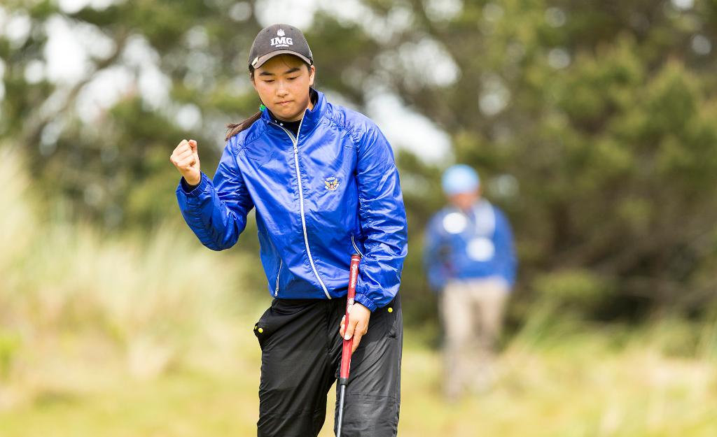 USGA's tweet photo. Happy birthday to @TheMikaLiu, co-champion of the inaugural #USWFourball! https://t.co/DYvWhY9muq