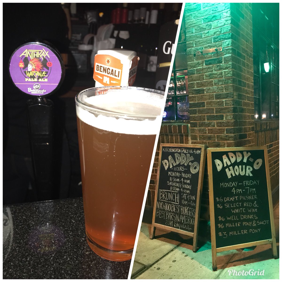 toshimbo1969's tweet image. After Jazz night, had to stop by this bar, in the Village, Daddy-O, which may be the only bar serves Anthrax Beer “Wardance” on tap. Worth the trip from Tokyo, just for this. Loved it !
@DADDYONYC
@Scott_Ian
@Anthrax
@TheFrankBello