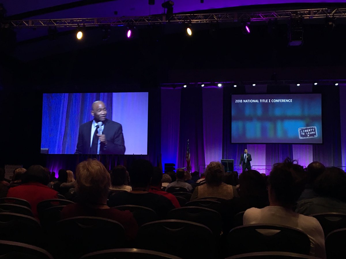 Title I Keynote Speaker: “You can choose your behavior, but you can’t choose the consequences” <a href="/Principal_EL/">Salome Thomas-EL, Ed.D</a> #Liberty2Learn