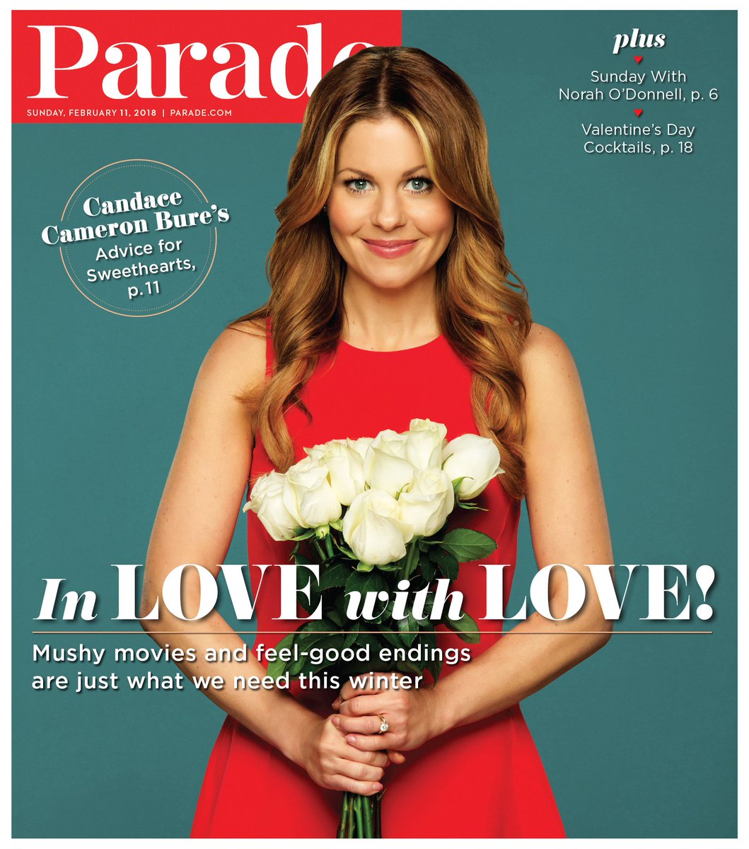 ParadeMagazine's tweet photo. In this week's issue: Why we--and everyone else--can't get enough of @hallmarkchannel's feel-good, lovey-dovey movies on Valentine's Day (and all year round)! ❤️ https://t.co/UyxmYI0m7V https://t.co/9OW4PJJQVj