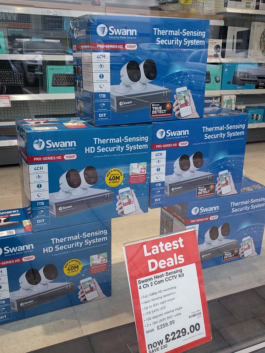 Some great flash deals on over this weekend! Why not pop and talk to us about your home security concerns 👌