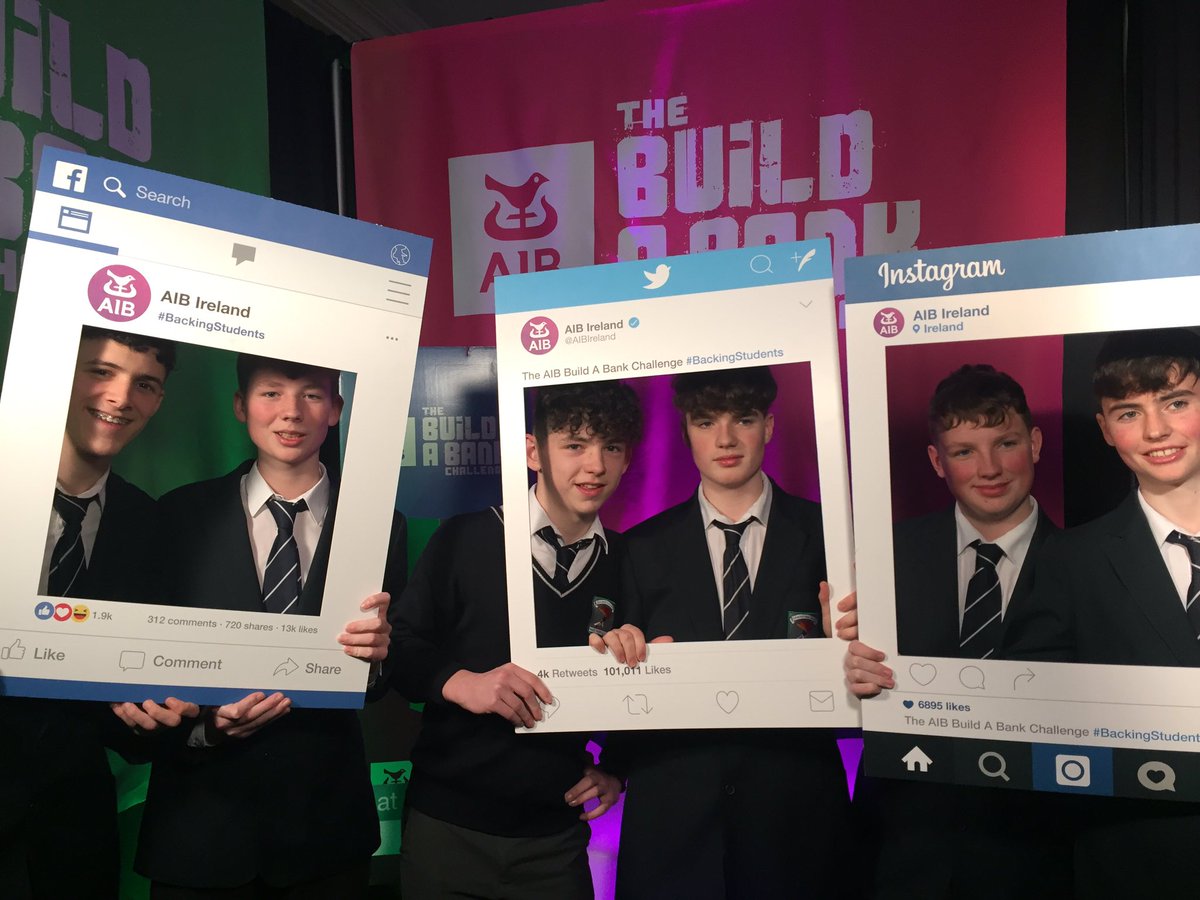 itsonlymelindab's tweet photo. Presentation from Marble City Bank was top class @ColPobOsrai @AIBIreland #buildabankchallenge https://t.co/Y2aJPRD2fH