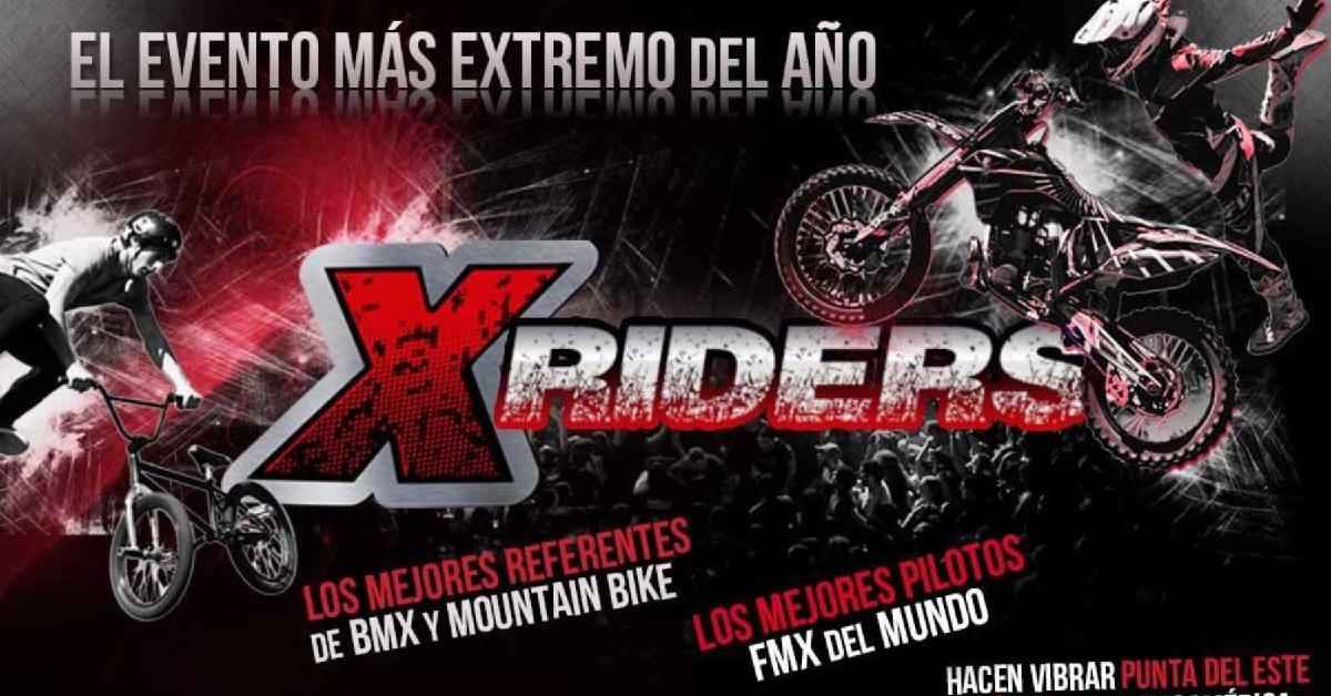 Si este domingo andás por el Este, no te podés perder a los pilotos top 10 del mundo del freestyle de #motocross junto al campeón mundial de #BMX! Sacá tu entrada y viví una noche de adrenalina, música, efectos y acrobacias nunca antes vistas 🔥🏍️  bit.ly/XRidersTickets