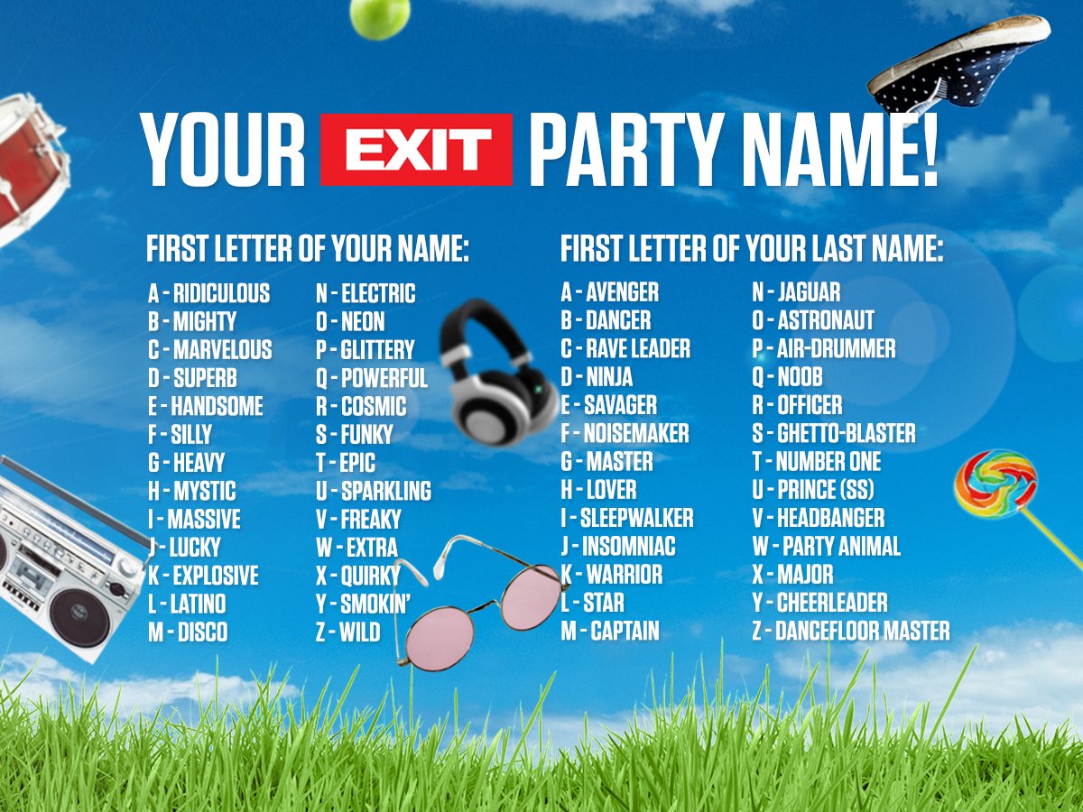 Exit Festival We Are Handsome Noisemaker Kako Je Tvoje Exit Party Ime Javi Nam
