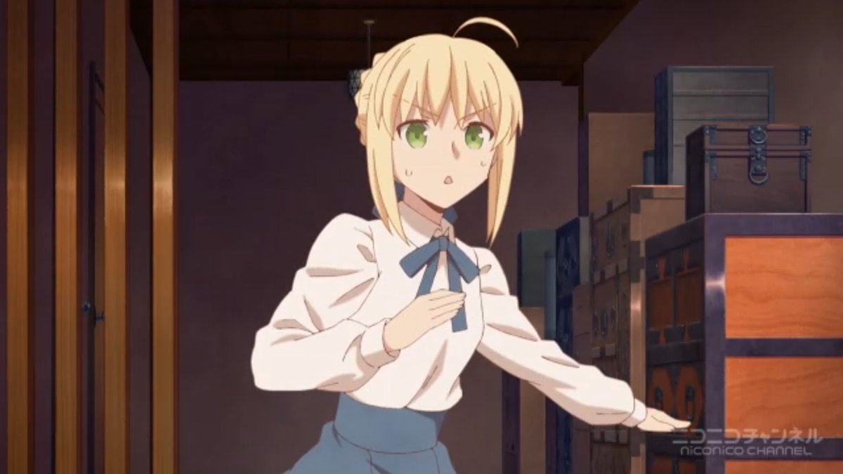 衛宮さんちの今日のごはん　ぱしゃこれ　セイバー 衛宮さんちの今日のごはん 2話見てきたー セイバーめっさかわいい