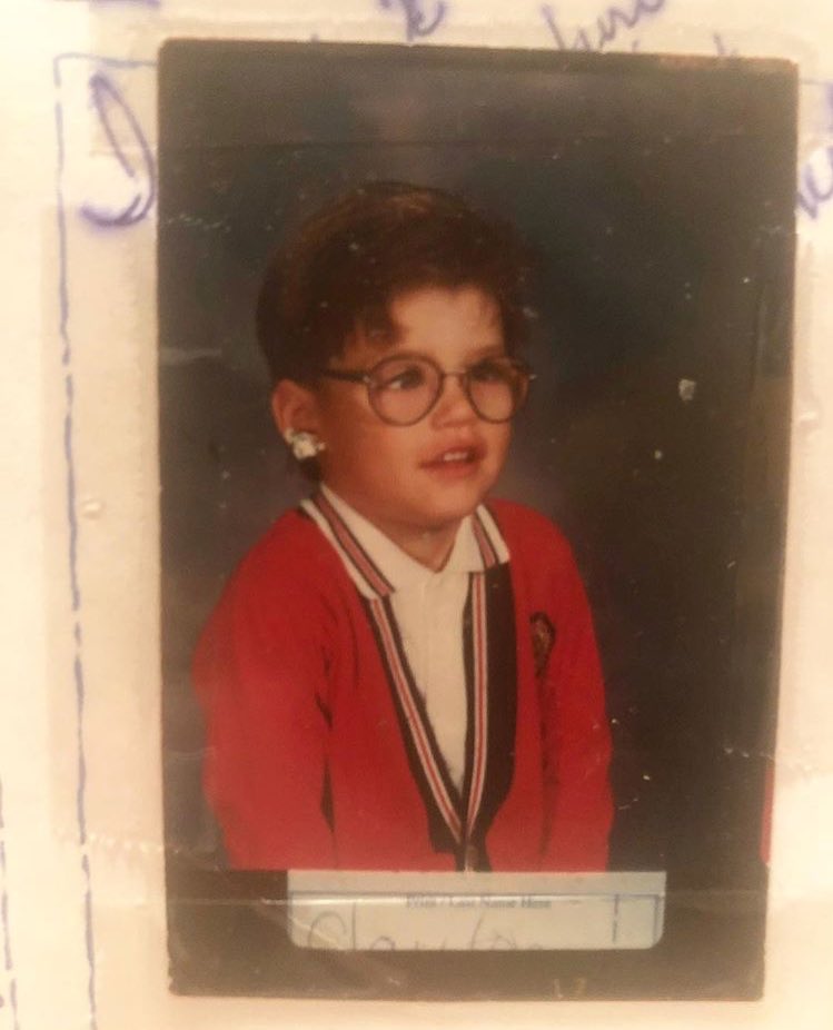 Kate_Garr's tweet photo. If everyone could take a second and look at how cute @Clayton_Garr was as a kid please and thank you. https://t.co/DdAjqlkm19