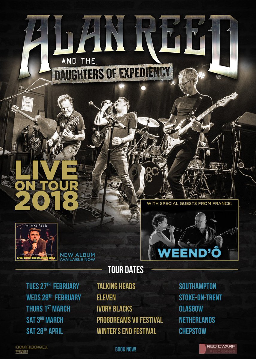 RealMarqS's tweet photo. Mark will be back out on the road again soon with @TudorKeyboards @3hobbits, @Daren68, @HenryRogersUK and @jenclarkmusic #DaughtersOfExpediency 🤘🤘🙂 https://t.co/I0wHtVUBpE