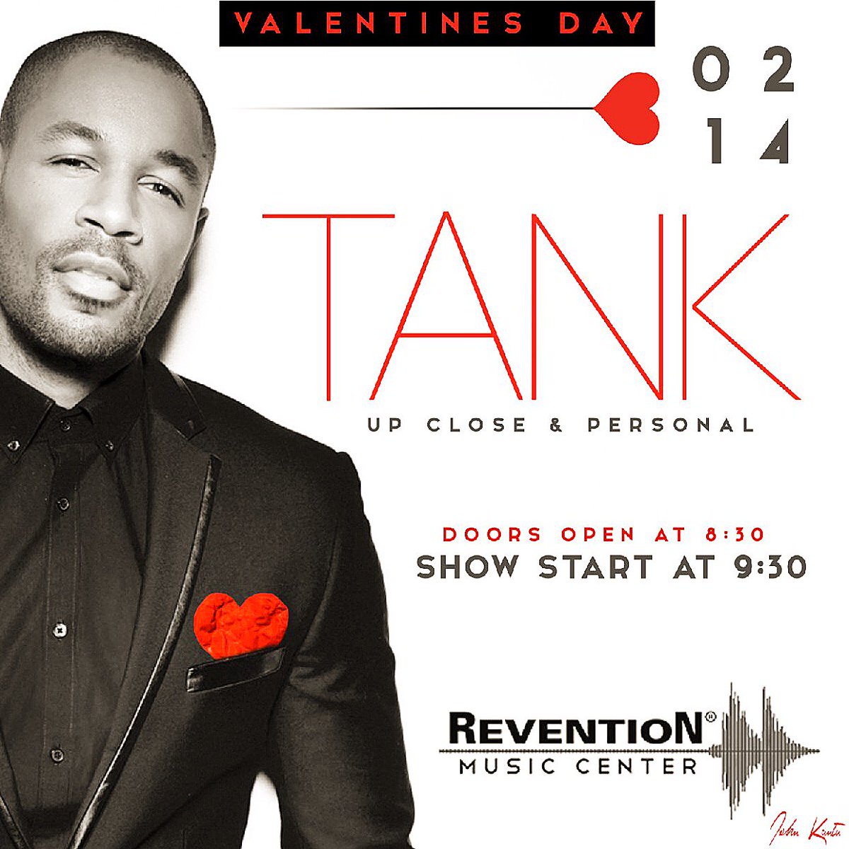bizdambassador's tweet photo. #Gm #valentinesday #houston #texas @reventioncenter (doors open @8:30 show @9:30) #upcloseandpersonal #live @therealtank #tickets #livenation @livenation @turnupdjt #promo #lovers #couples #goodtime #goodmusic #buck50ent https://t.co/l9r4DwJHuh