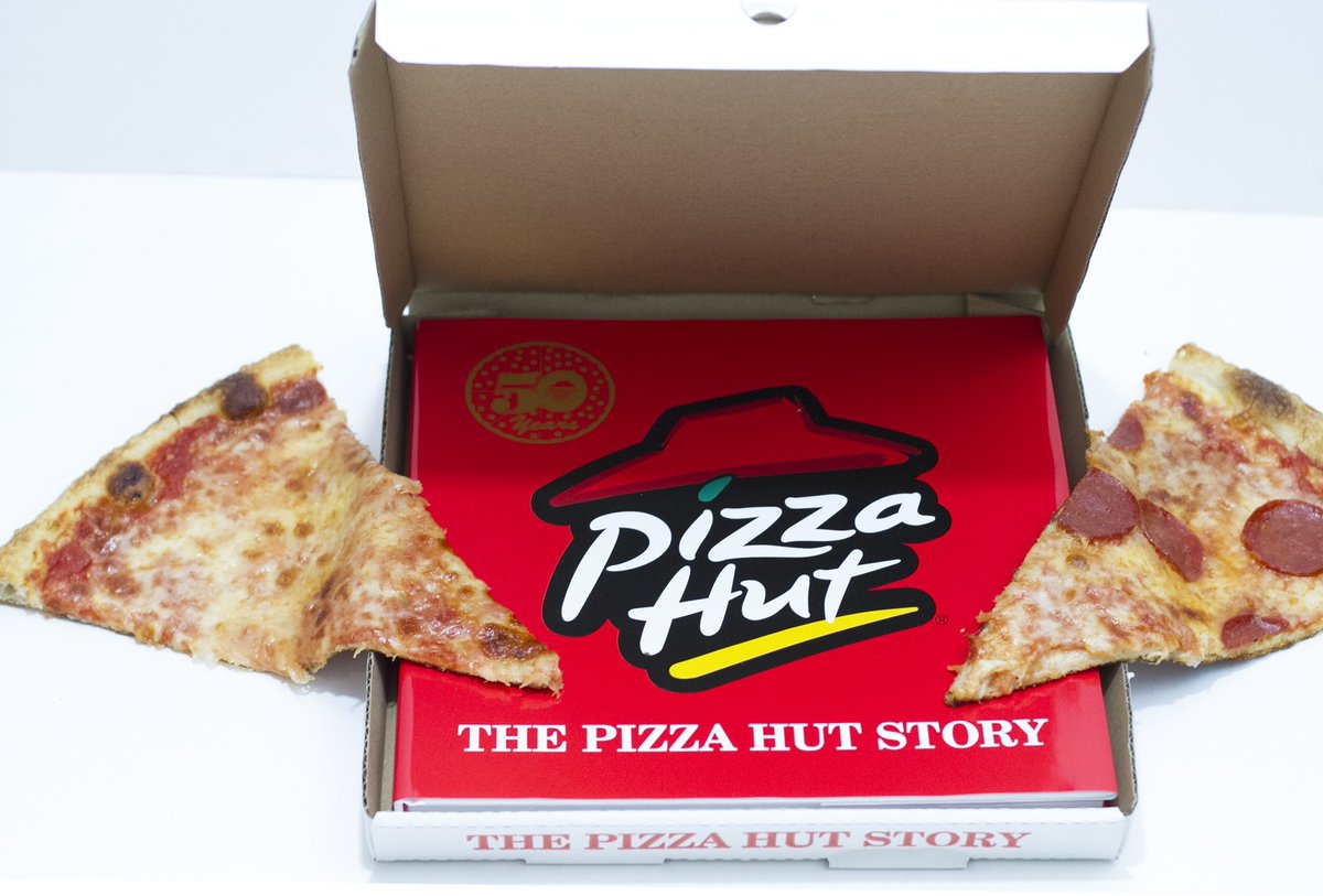 It's #NationalPizzaDay so we're serving up "The Pizza Hut Story" (of course, it comes with its very own cardboard pizza box)🍕