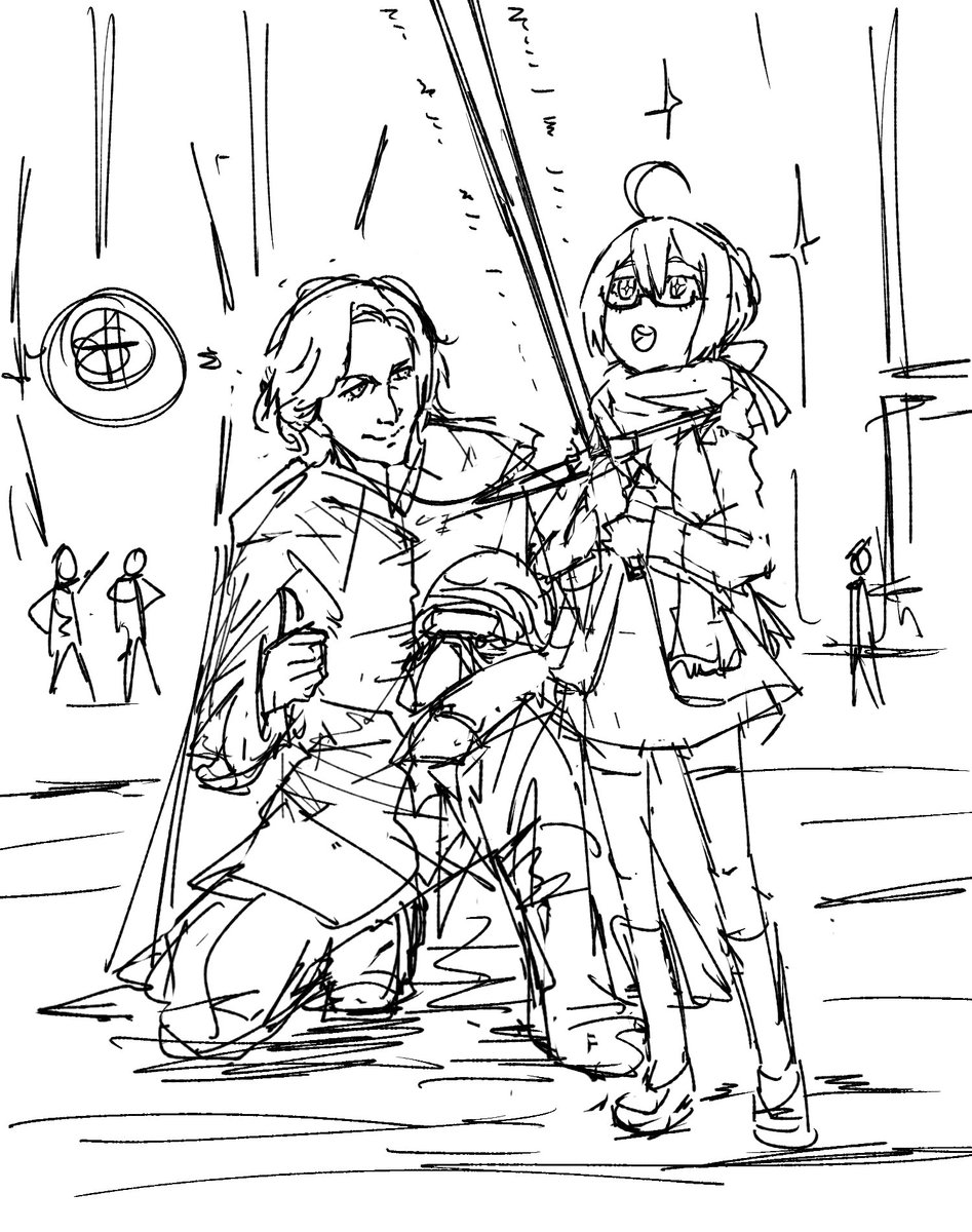 えっちゃん復刻したので謎の下書きX描きこ 