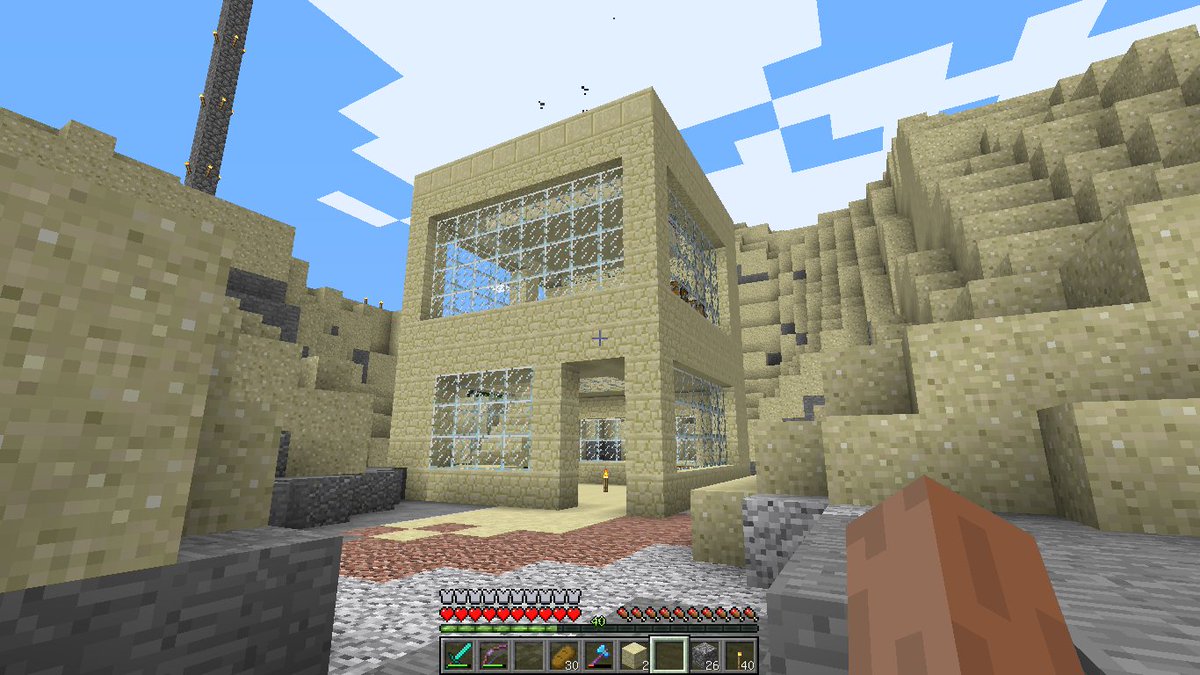 最高のマインクラフト ベストマイクラ 砂岩 建築