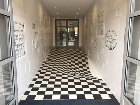 dailystem's tweet photo. Tired of students running in the hallways?
Maybe you just need a new tile design.

#MathToTheRescue https://t.co/1L9kRg7OZD