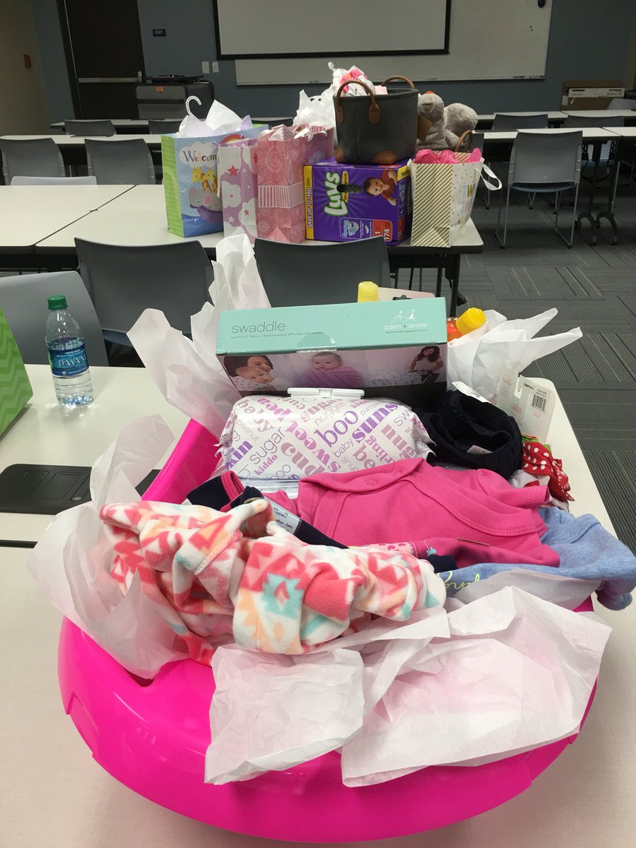 SamDelEC's tweet photo. Celebrating Mary Grace’s baby shower at the IT building. https://t.co/APIIOyRWoI