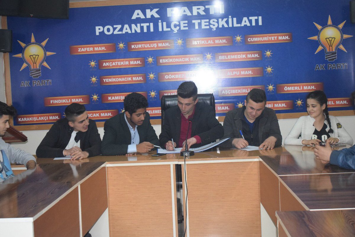 APozanti's tweet photo. Ak Parti Pozantı Yeni Seçmen Başkanlığı Haftalık Olağan Yönetim Kurulu Toplantımızı Gerçekleştiriyoruz @yusuf_arisoy @selcukkcoskun @MahmuttAktss @APozanti @TrkogluMustafa https://t.co/KKLyaljHv1