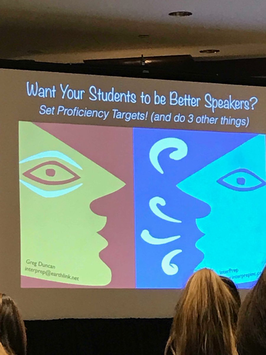 SraWolfe's tweet photo. Excited to learn some new strategies #proficiencymatters #NECTFL18 https://t.co/FOrNmbcSLA