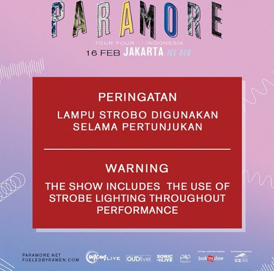 Please read this carefully, Parafamily. Can't wait to see you guys next week! 🙋