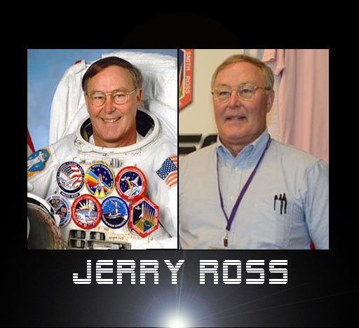 Spacefest's tweet photo. CONFIRMED for Spacefest IX: Jerry Ross. ASTRONAUT on STS-27, STS-74,  STS-88, STS-110, STS-55, STS-37, STS-61-B, STS-62-A. He has spent 1,400  hours orbiting Earth and almost 60 hours performing spacewalks! #nasa #astronaut #shuttleastronaut #space #spacefest #tucson #astronomy https://t.co/NuMI2TKsgB