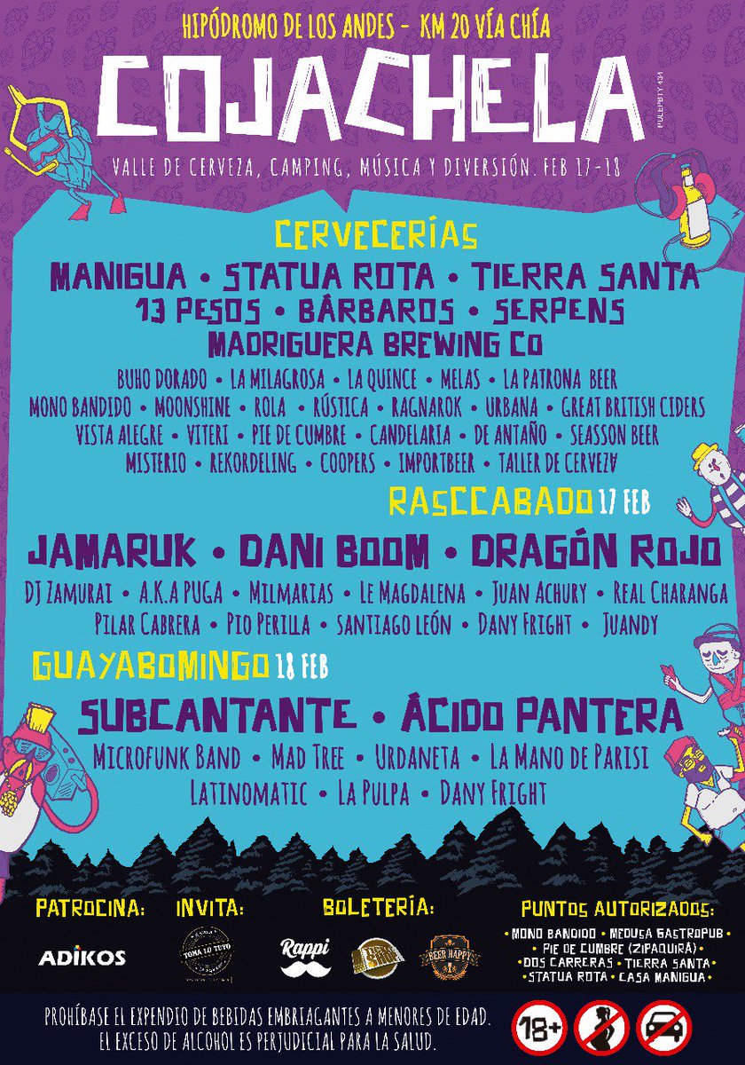 Próximo Show: Festival #Cojachela Domingo 18 de febrero, 5pm.