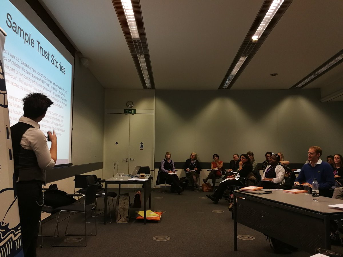 GemmaVMcd's tweet photo. @SusieCulturalD1 holding a safe place for people to share their stories on Trust #LeadLDN @SeaSaltLearning https://t.co/HrKVkcSK0e