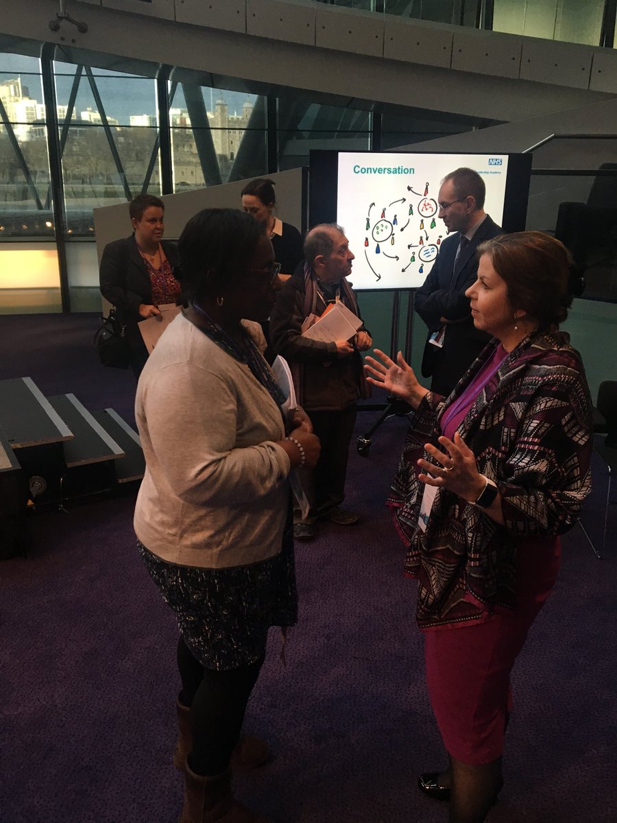 NHSLLA's tweet photo. We finish our systems workshop with that un-British thing: a conversation!! Try it, it could change everything #leadLDN https://t.co/WMvyuyVw7B