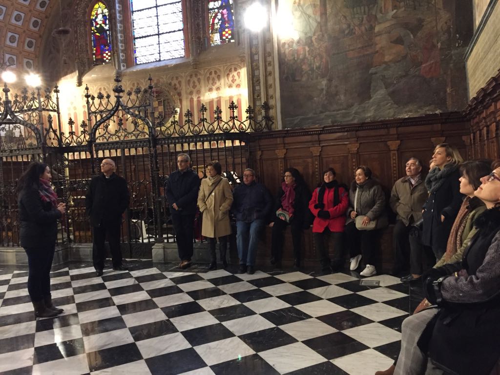 caritasto's tweet photo. Encantados con la visita a la @ExpoCisneros Una exposición histórica pero muy centrada en la vida de un gran hombre como fue el cardenal Cisneros.  Gracias a Nati, la guía, y a la Catedral Primada por invitarnos. https://t.co/sWEHK206AI