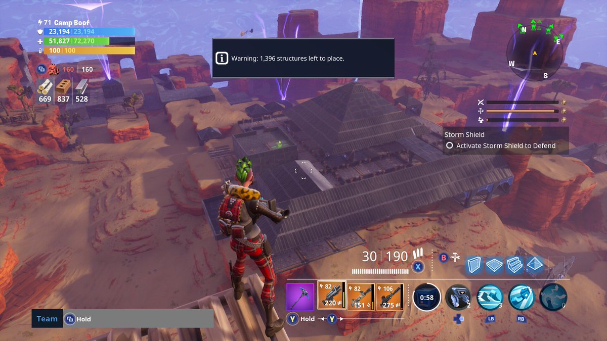D_BzOfficial's tweet photo. @FortniteGame #MyStormBase in order from Stonewood to Twine Peaks, what do you think? #Fortnite https://t.co/zY1Dh7EwR8