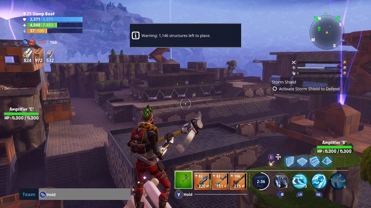D_BzOfficial's tweet photo. @FortniteGame #MyStormBase in order from Stonewood to Twine Peaks, what do you think? #Fortnite https://t.co/zY1Dh7EwR8