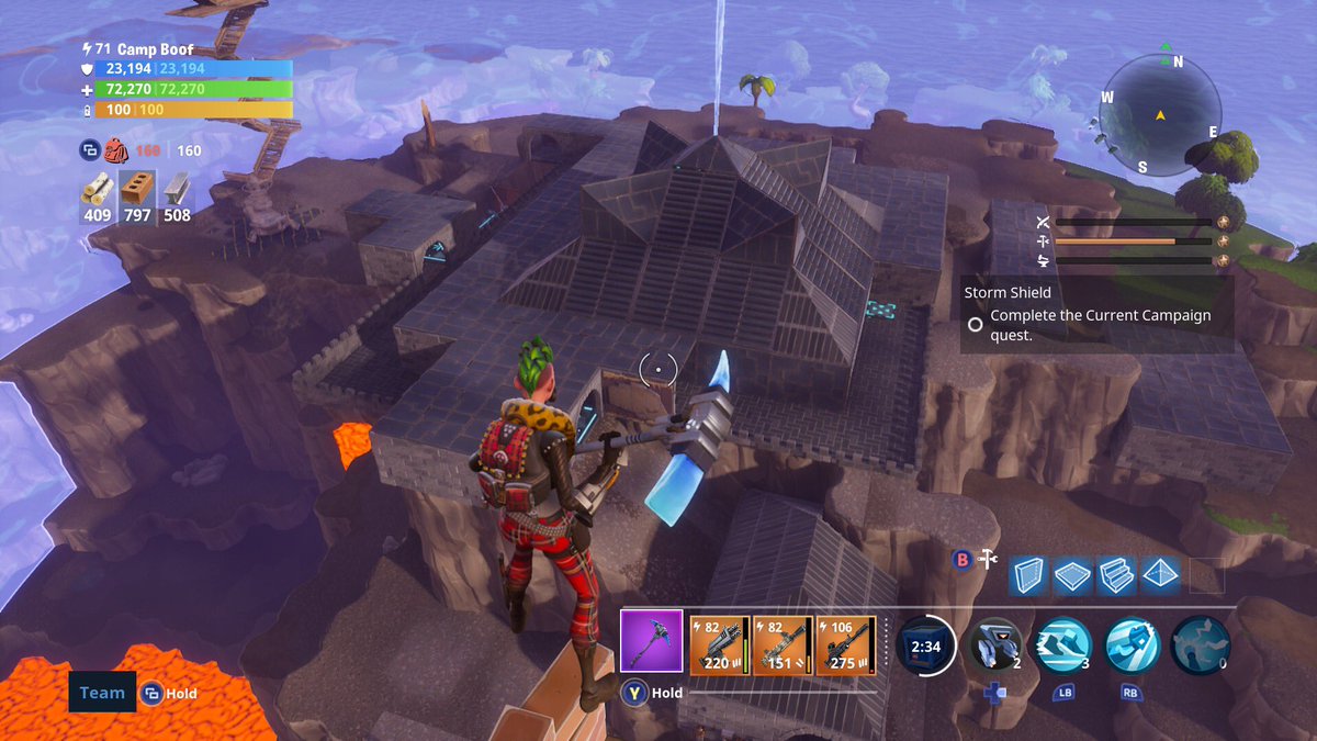 D_BzOfficial's tweet photo. @FortniteGame #MyStormBase in order from Stonewood to Twine Peaks, what do you think? #Fortnite https://t.co/zY1Dh7EwR8
