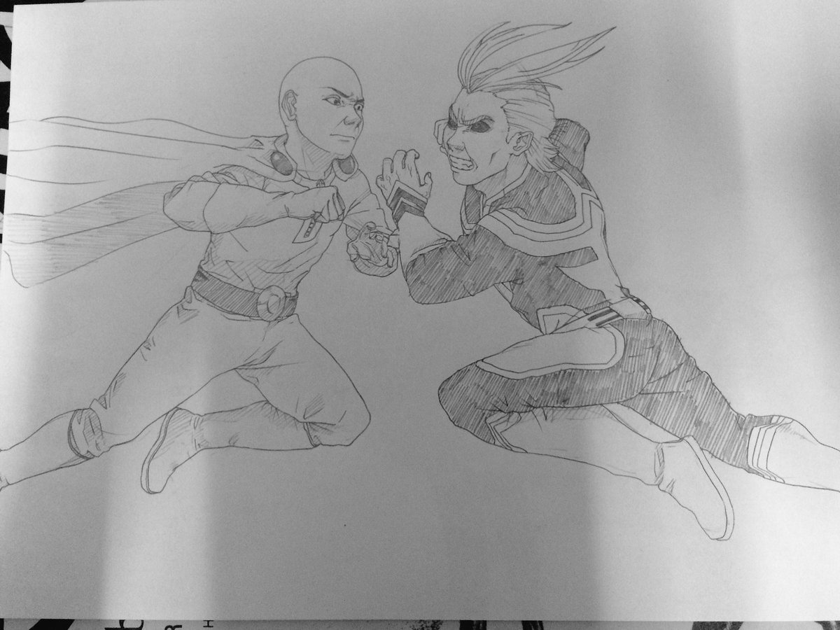 taikoayie's tweet photo. Intense fight or not? #seriouspunch #oneforall https://t.co/X8WVlsDTYn