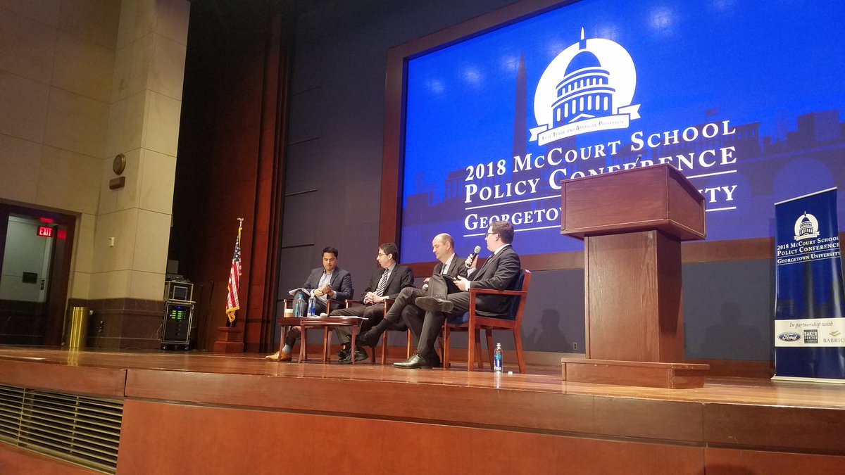 DanettSong's tweet photo. Come join our first panel on Free Trade and the Internet! @McCourtConf #GUFreeTrade https://t.co/mV17xti2fF