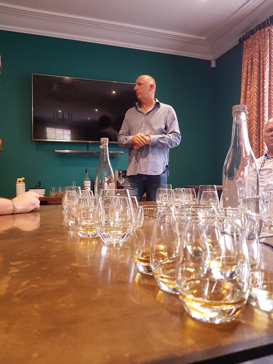 GuyMcDonald's tweet image. Masterclass tasting with @HectorMcBeth at the Stack! Tasting some of the sensational whiskies featured on 2 Mac's and a Dram!🥃 @TullamoreDEW 15 yr old Tobago Rum cask well received &amp;amp; @WestCorkDistill Single Malt 10 yr old praised🥃