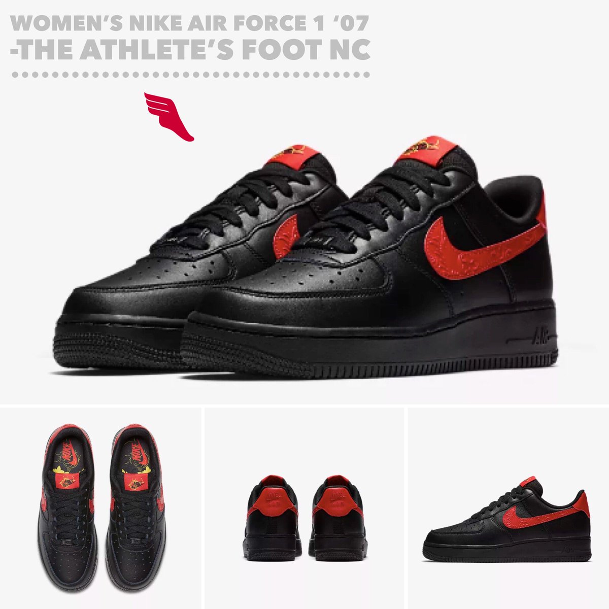 athlete's foot air force ones