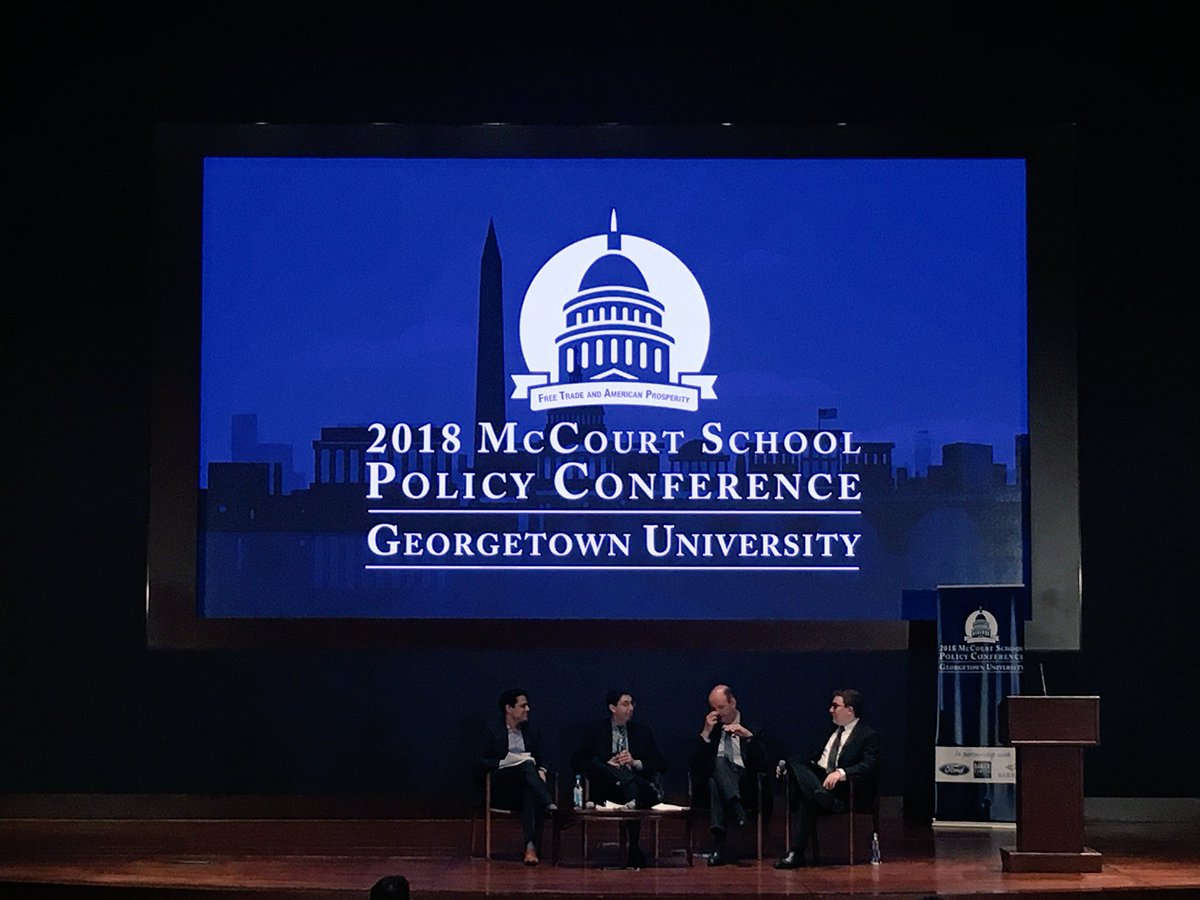 McCourtSchool's tweet photo. We’re excited for the start of the 2018 #McCourtSchool Policy Conference! https://t.co/JlY20ajoZ6