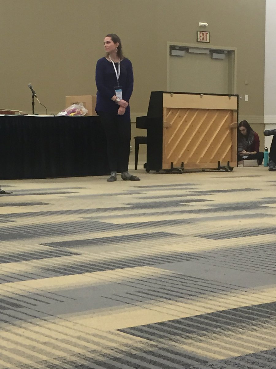 SarahKozMusic's tweet photo. Chelsea McCallum rocked her presentation this morning! Go BW 🎵#yj4l #omeapdc https://t.co/LOKmAq2N7h