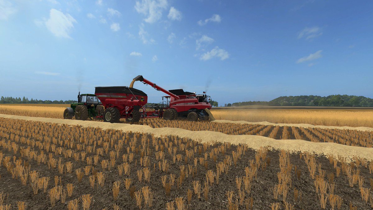 maxmov_'s tweet photo. More toys coming in, but at the end of the day all we do is work!#fs17 #farmingsimulator2017 #AmericanFarming #harvesting #johndeere https://t.co/uOg1lF9VeF