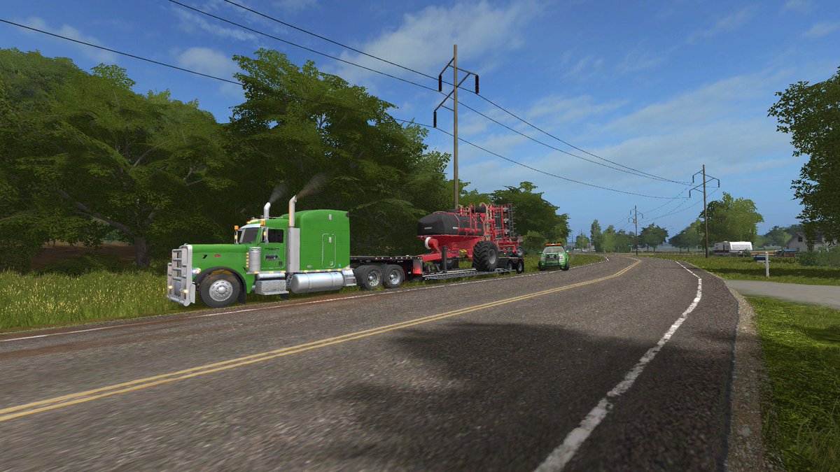 maxmov_'s tweet photo. More toys coming in, but at the end of the day all we do is work!#fs17 #farmingsimulator2017 #AmericanFarming #harvesting #johndeere https://t.co/uOg1lF9VeF