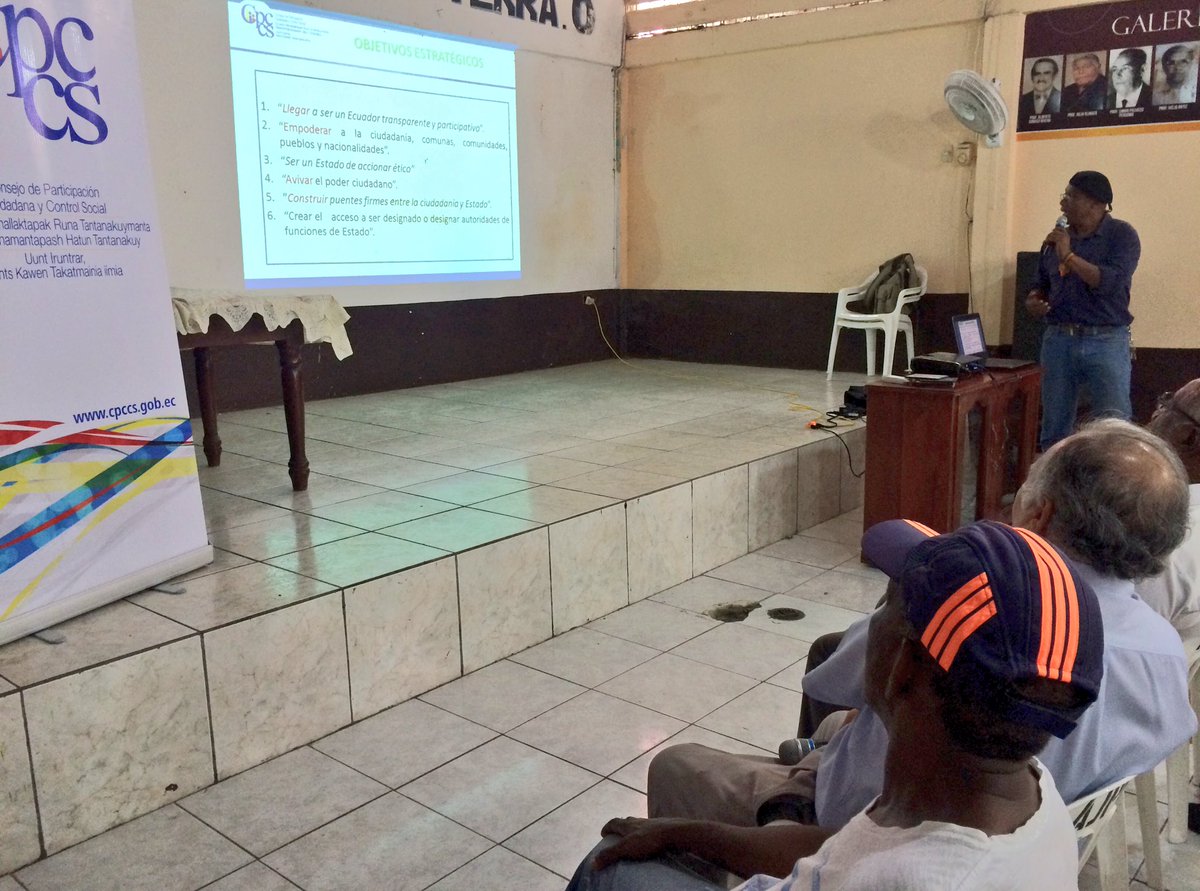 El <a href="/CPCCSESMERALDAS/">Participa Esmeraldas</a> realiza el evento de #DeliberaciónPública para realizar el proceso de #RendiciónDeCuentas a la ciudadanía de #Esmeraldas